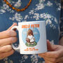 Personalised Rugby Player Gnome Father's Day Mug, thumbnail 2 of 3