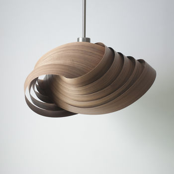 Ebb And Flow Wooden Knot Lampshade, 3 of 6
