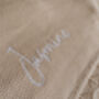 Personalised Cotton Baby Blanket Baby Gift, thumbnail 6 of 6