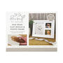 Paw Print Clay Moulding And Photo Frame Keepsake Kit, thumbnail 6 of 7