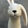 Large 43cm White Porcelain Floppy Ear Bunny Rabbit Gift, thumbnail 12 of 12