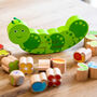 Personalised Caterpillar Balance Game Gift For Christening Baptism, thumbnail 3 of 4