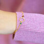 Mother And Two Children Circle Birthstone Bracelet, thumbnail 2 of 8