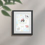 Personalised On The Day You Were Born Farmyard Framed Print, thumbnail 3 of 10
