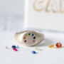 Rainbow Ring Handmade Silver And Gems, thumbnail 6 of 12