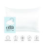 Silver Cloud Black Sleep Mask And White Pillowcase, thumbnail 2 of 5