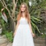 Holly In White ~ Junior Bridesmaid Dress, thumbnail 1 of 4
