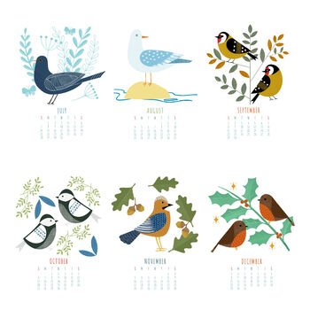 2024 Illustrated Birds Desk Calendar, 3 of 4