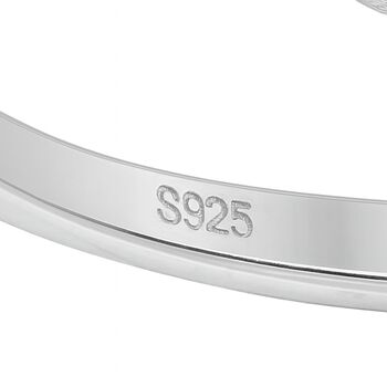 Sterling Silver Adjustable Whale Tail Ring, 6 of 8