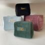 Personalised Soft Velvet Pleated Makeup Cosmetic Cube Bag, thumbnail 12 of 12