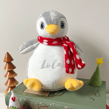 Penguin Personalised Children's Christmas Sack, 3 of 3
