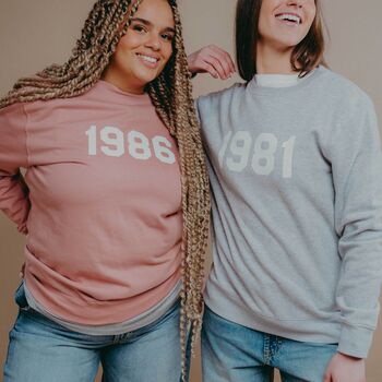 Personalised 'Year' Unisex Sweatshirt, 12 of 12