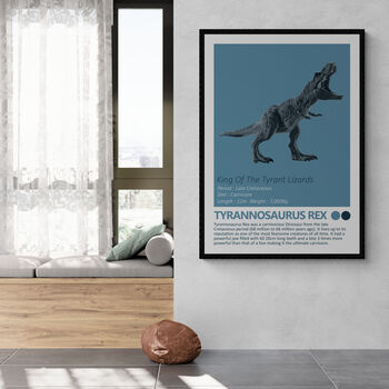 Dinosaurs Gallery Wall Art Prints Set Of Seven, 2 of 8