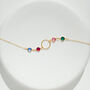 Family Circle Birthstone Necklace, thumbnail 5 of 12