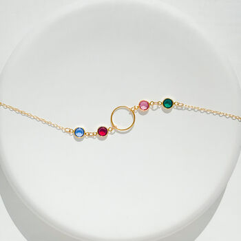 Family Circle Birthstone Necklace, 5 of 12