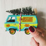 Scooby Doo Mystery Machine Van And Christmas Tree, thumbnail 1 of 2