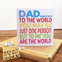 Dad World To Me Card, thumbnail 2 of 2