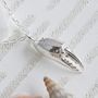 Silver Crab Claw Necklace, Cancer Zodiac Necklace, thumbnail 2 of 7