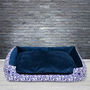 The Richmond Blue And White Floral Pet Bed, thumbnail 3 of 11