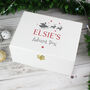 Personalised Christmas Eve White Wooden Box, thumbnail 3 of 5