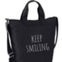 Personalised Any Text Canvas Tote Bag, thumbnail 2 of 4