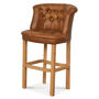 Parker Barstool Brown Cerato Leather, thumbnail 1 of 4