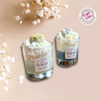Candle Strong Fragrance | Whipped Wax | Vanilla Latte, 8 of 12