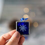 Blue Glass Snowflake, thumbnail 7 of 7