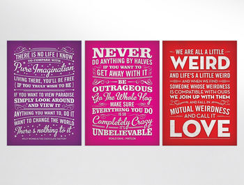 Pack Of 10 Typography Postcards, 3 of 5