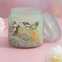 G Decor Crane Fresh Cotton Frosted Glass Big Jar Candle, thumbnail 1 of 5