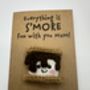 Personalised Smore Campfire Crochet Birthday Card Handmade, thumbnail 3 of 12