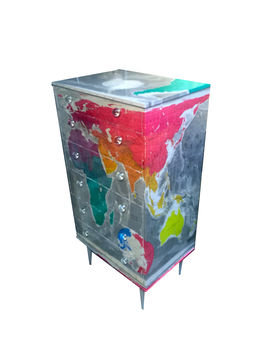 Tall Map Chest Of Drawers, 3 of 6