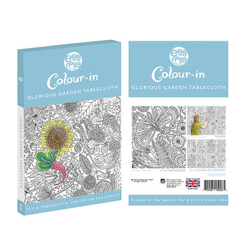 Colour In Giant Poster Tablecloth Garden *Special Print, 3 of 5