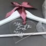 Personalised Team Bride Acrylic Hanger Heart Charm, thumbnail 4 of 11
