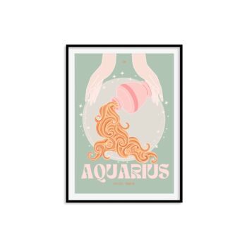 Aquarius Zodiac Print, 9 of 12
