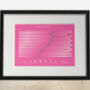 40th Birthday Print Phases Of The Moon In 1985, thumbnail 2 of 7