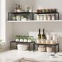 Spice Rack Set Stackable Cupboard Shelves, thumbnail 1 of 7