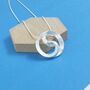 Sterling Silver Cosmic Swirl Pendant, thumbnail 1 of 4
