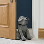 Luxury Terrier Dog Padded Doorstop, thumbnail 1 of 6