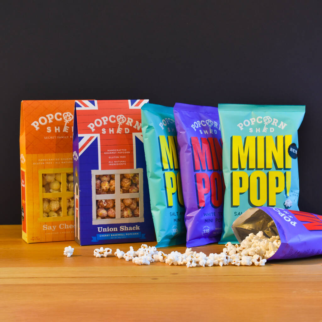 the british popcorn pack by popcorn shed
