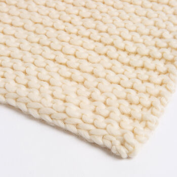 Nyssa Blanket Beginner Knitting Kit, 6 of 10