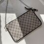 Personalised Embossed Sadie Studded Cross Body Bag, thumbnail 3 of 5