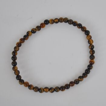 Dainty Tiger's Eye Crystal Bracelet For Confidence And Courage, 4 of 5