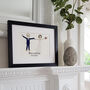 Personalised Couple Cotton Anniversary Embroidered Art, thumbnail 1 of 12