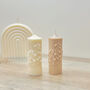 Minimalist Floral Wedding Candles, thumbnail 5 of 7