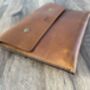 Personalised Tan Leather A5 Travel Documents Wallet, thumbnail 5 of 12