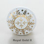 Royal Gold Ceramic Door Knobs Cupboard Door Handles, thumbnail 4 of 10