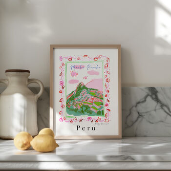 Machu Picchu Art Print, Peru Scene, 6 of 7