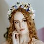 Meadow Pastel Dried Flower Crown Wedding Headband, thumbnail 2 of 4