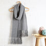 Dales Scarf Knitting Kit, thumbnail 1 of 8